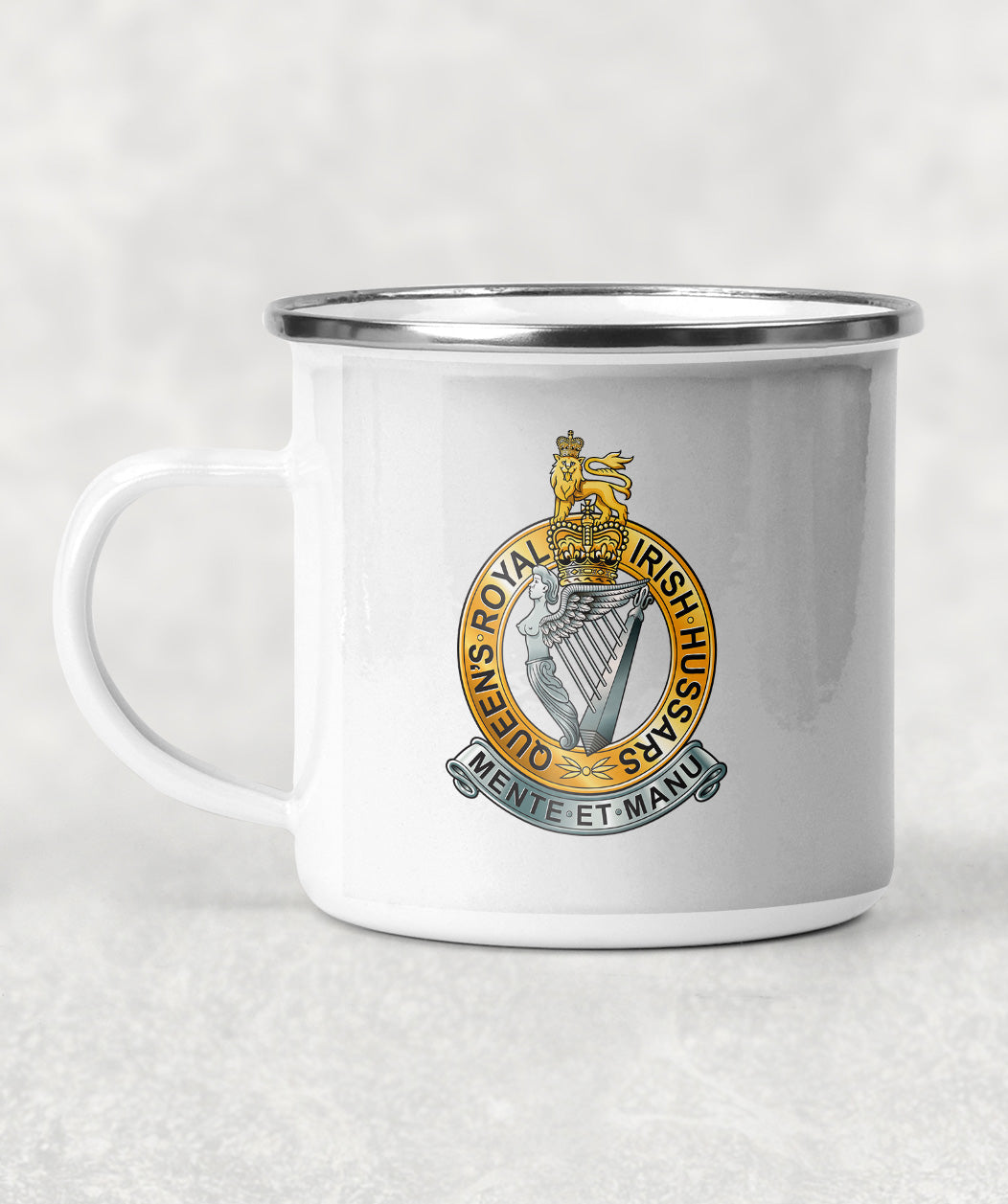 Queen's Royal Irish Hussars - Enamel Mug