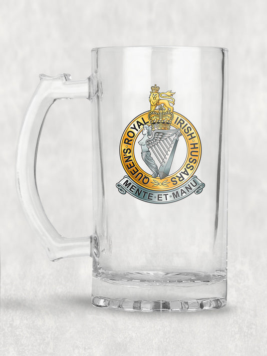 Queen's Royal Irish Hussars - Tankard/Beer Mug/Stein