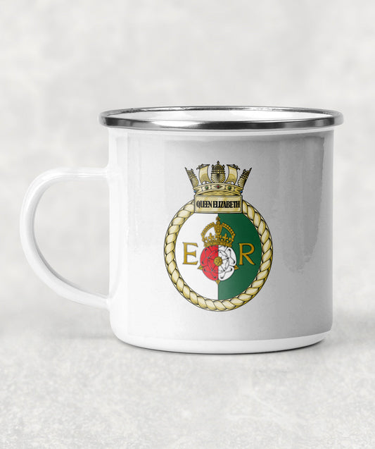 HMS Queen Elizabeth - Enamel Mug