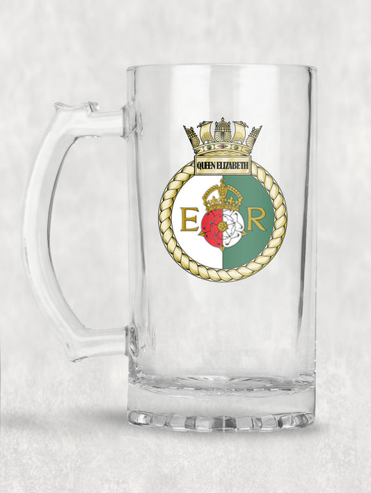 HMS Queen Elizabeth - Tankard/Beer Mug/Stein