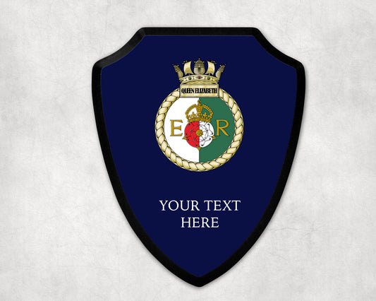 HMS Queen Elizabeth - Royal Navy Printed Wall Shield