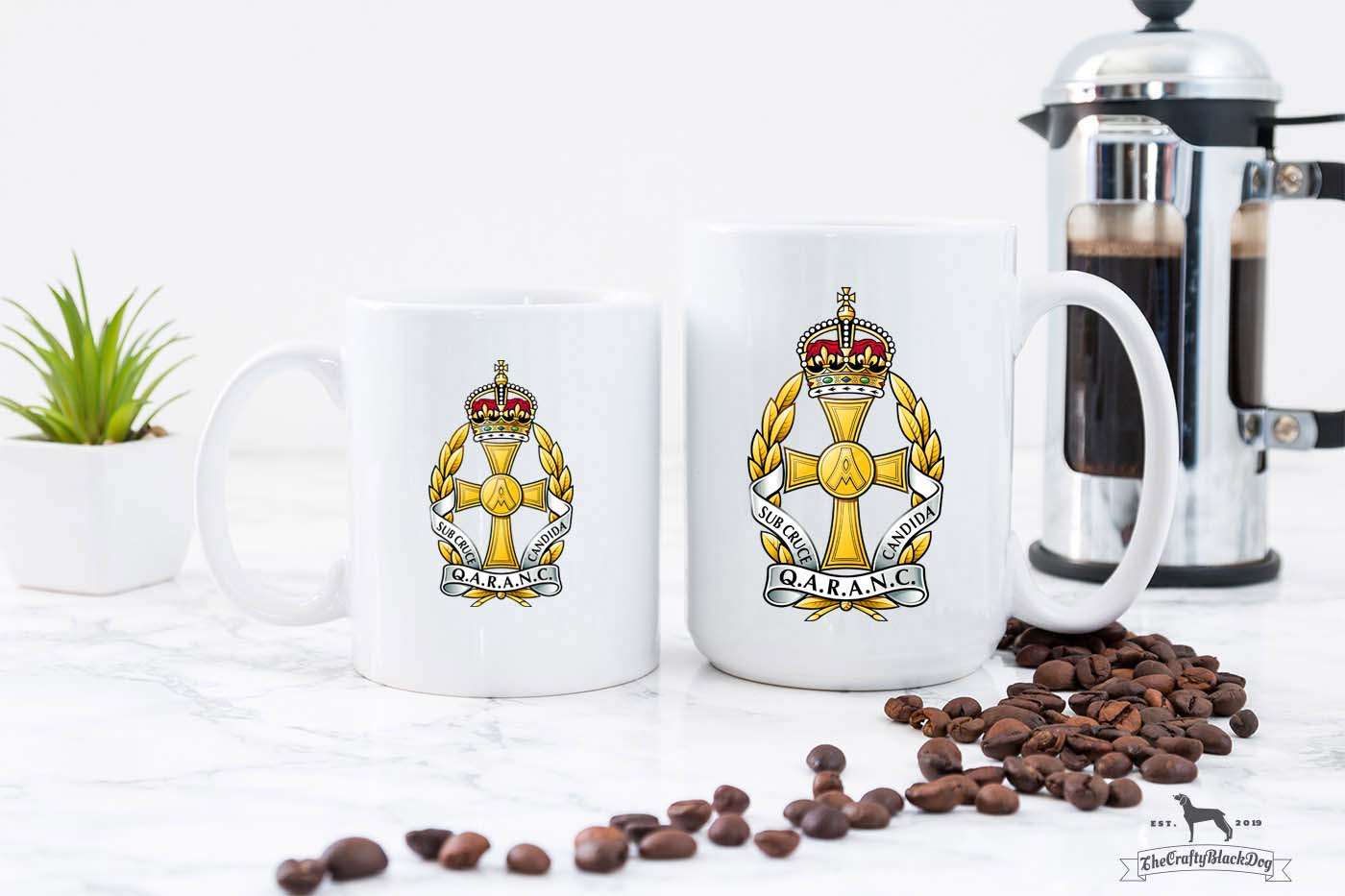Queen Alexandra's Royal Army Nursing Corps - 11oz/15oz Mug (New King's Crown)