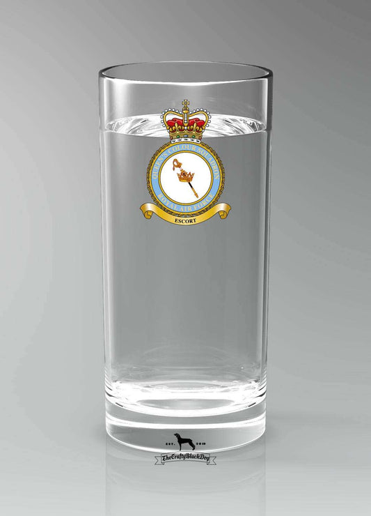 Queen's Colour Squadron RAF - Straight Gin/Mixer/Water Glass