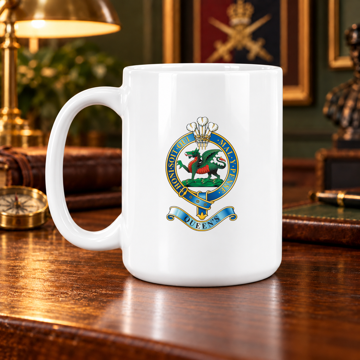 Queens Regiment - 15oz Mug | The Crafty Black Dog