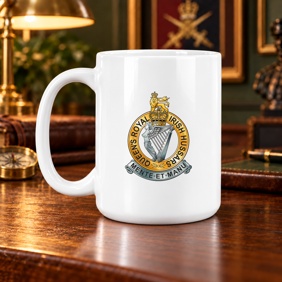 Queens Royal Irish Hussars - 15oz Mug | The Crafty Black Dog