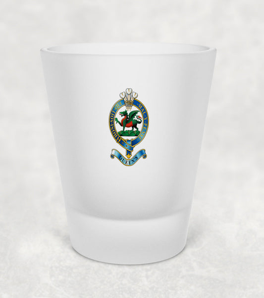 Queen's Regiment - Shot Glass