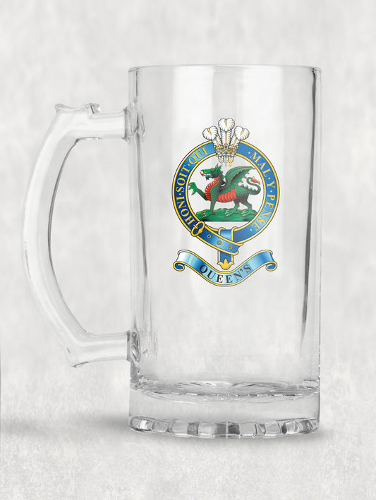 Queen's Regiment - Tankard/Beer Mug/Stein