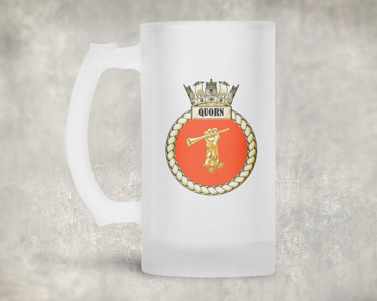 HMS Quorn - Frosted Stein/Tankard/Beer Mug - Frosted Stein/Tankard/Beer Mug
