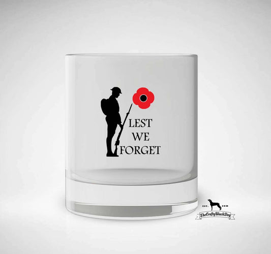 Lest We Forget - Soldier Paying Respects (Design 1) - Tumbler