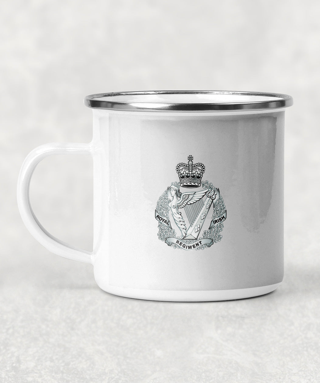 Royal Irish Regiment Crest - Enamel Mug