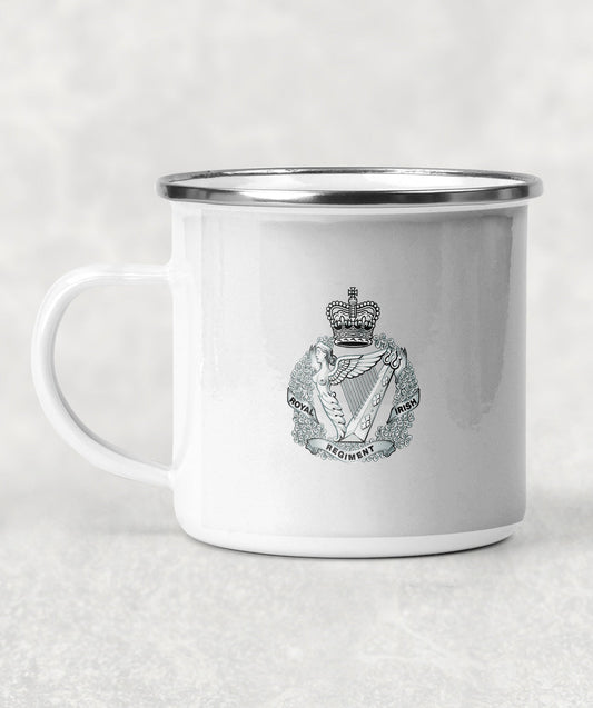Royal Irish Regiment Crest - Enamel Mug