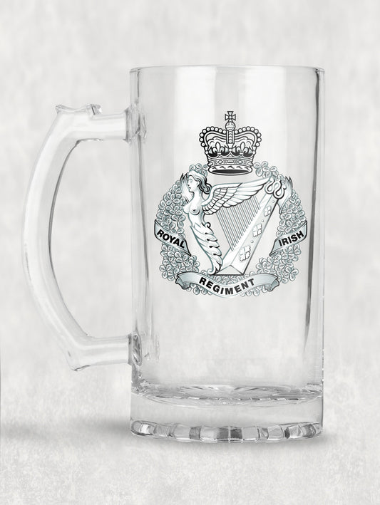 Royal Irish Regiment Crest - Tankard/Beer Mug/Stein