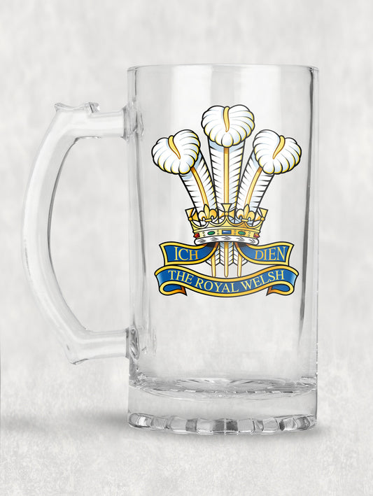 Royal Welsh - Tankard/Beer Mug/Stein