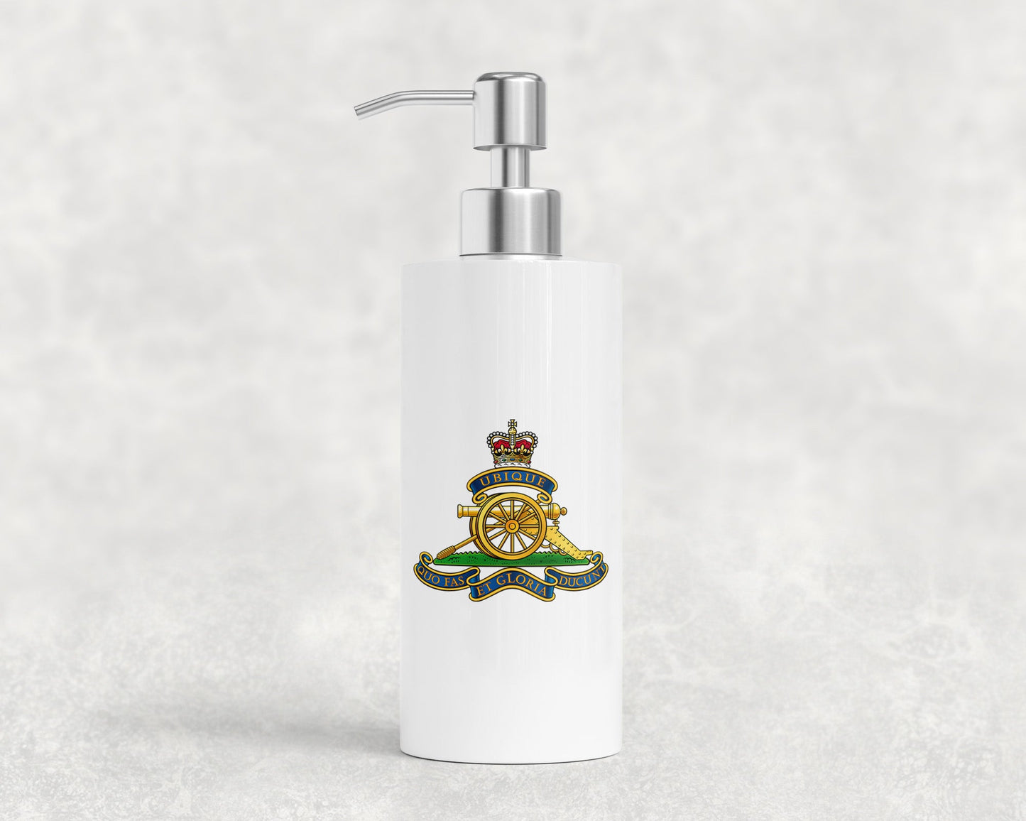 Royal Artillery Cap Badge - Toothbrush Holder and Soap Dispenser