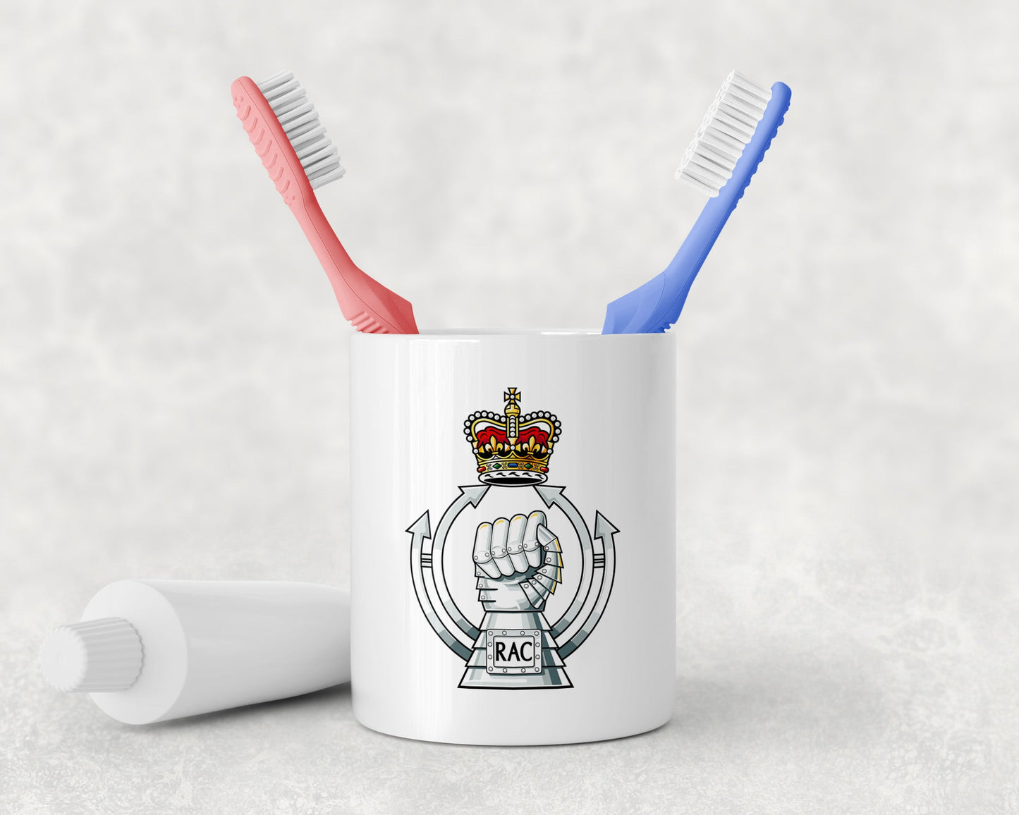 Royal Armoured Corps - Toothbrush Holder and Soap Dispenser