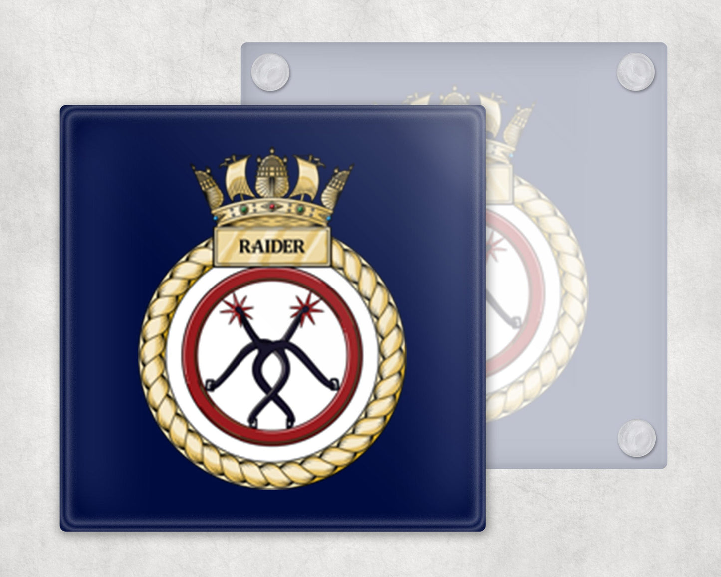 HMS Raider - Glass Coaster