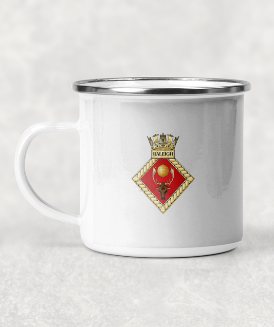 HMS Raleigh - Enamel Mug