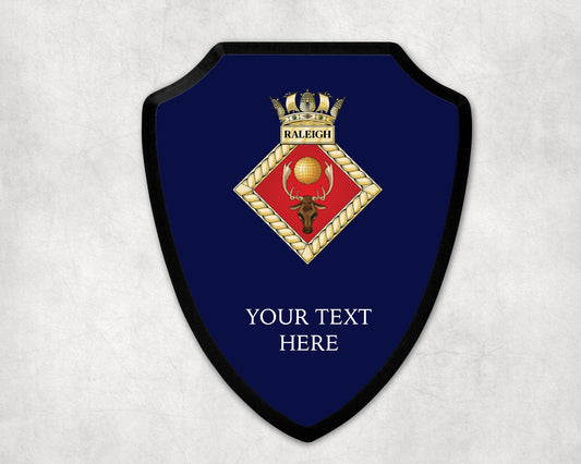 HMS Raleigh - Royal Navy Printed Wall Shield