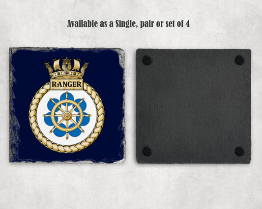 HMS Ranger - Slate Coaster
