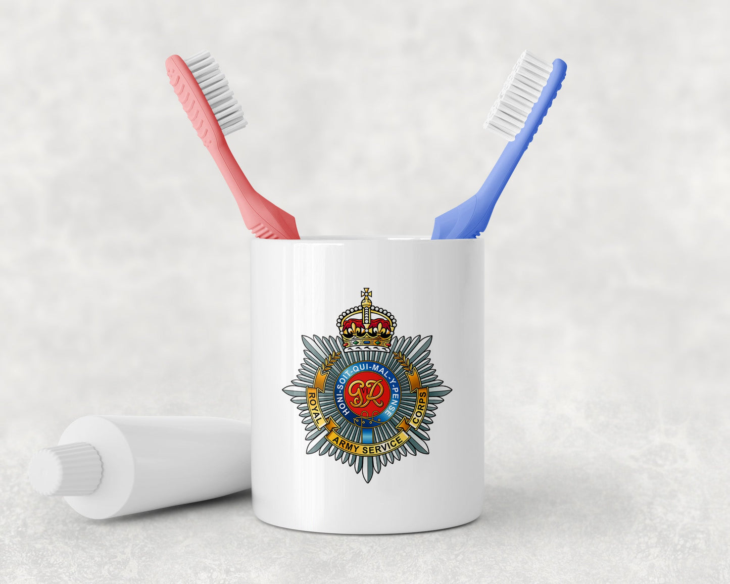Royal Army Service Corps - Toothbrush Holder and Soap Dispenser
