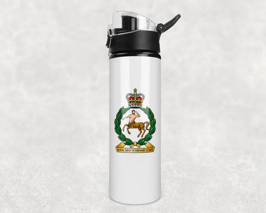 Royal Army Veterinary Corps - Flip Top Water Bottle