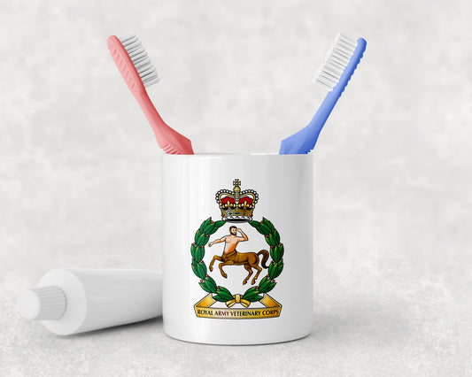Royal Army Veterinary Corps - Toothbrush Holder and Soap Dispenser
