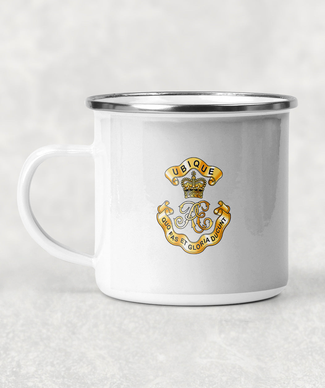 Royal Engineers Cypher - Enamel Mug