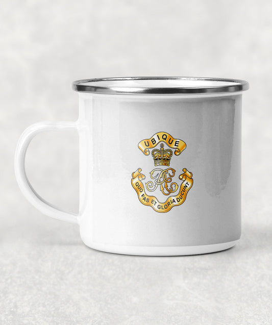 Royal Engineers Cypher - Enamel Mug