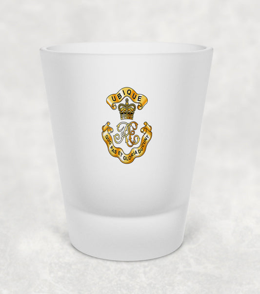 Royal Engineers Cypher - Shot Glass