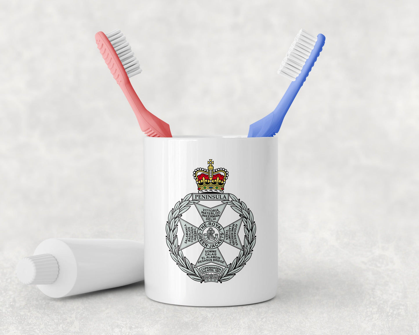 Royal Green Jackets - Toothbrush Holder and Soap Dispenser