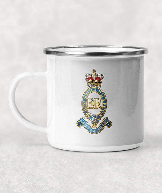 Royal Horse Artillery Cap Badge - Enamel Mug