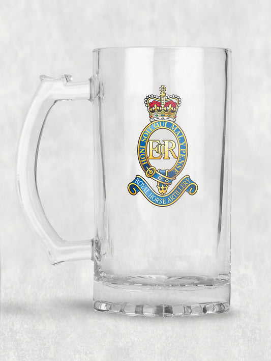 Royal Horse Artillery Cap Badge - Tankard/Beer Mug/Stein