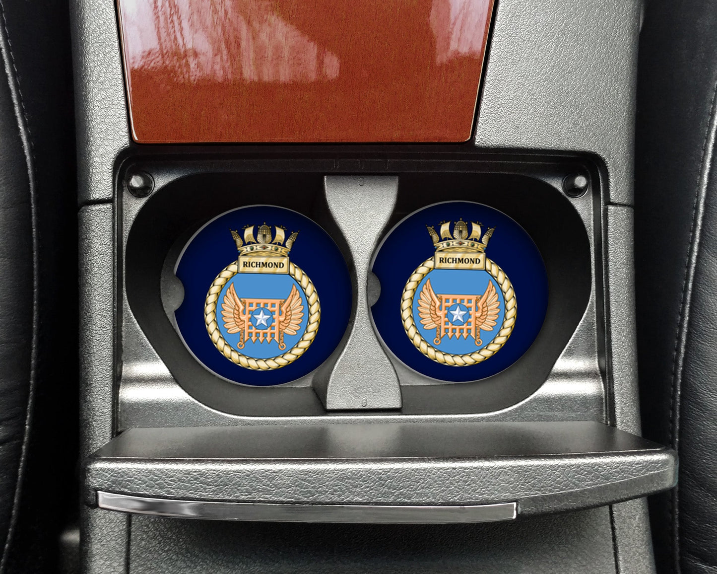 HMS Richmond - Car Coasters - Car Coasters