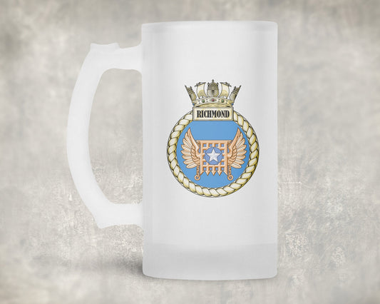 HMS Richmond - Frosted Stein/Tankard/Beer Mug - Frosted Stein/Tankard/Beer Mug