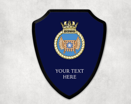 HMS Richmond - Royal Navy Printed Wall Shield