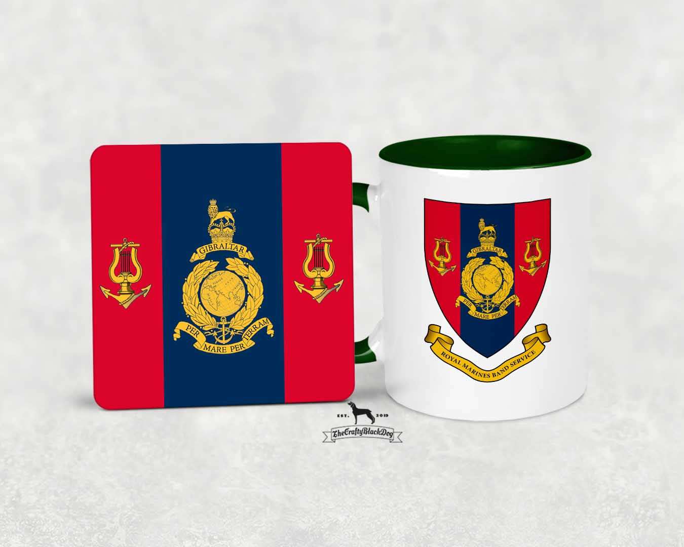 Royal Marines Band Service - Mug and Coaster Set