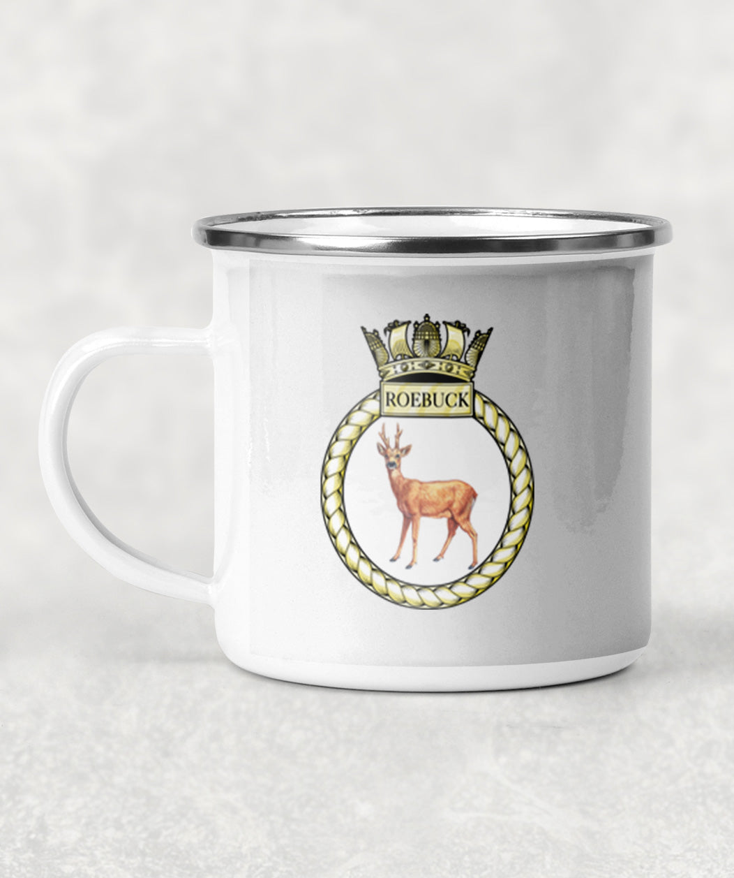 HMS Roebuck - Enamel Mug