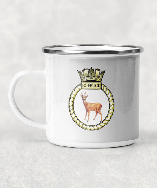 HMS Roebuck - Enamel Mug