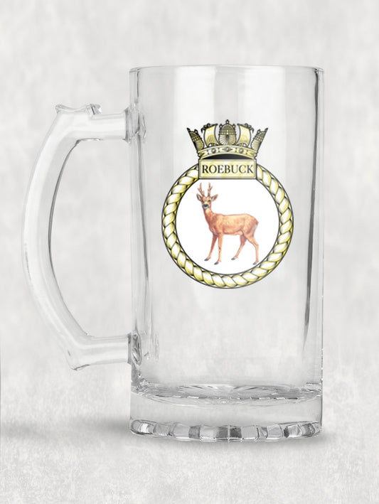 HMS Roebuck - Tankard/Beer Mug/Stein