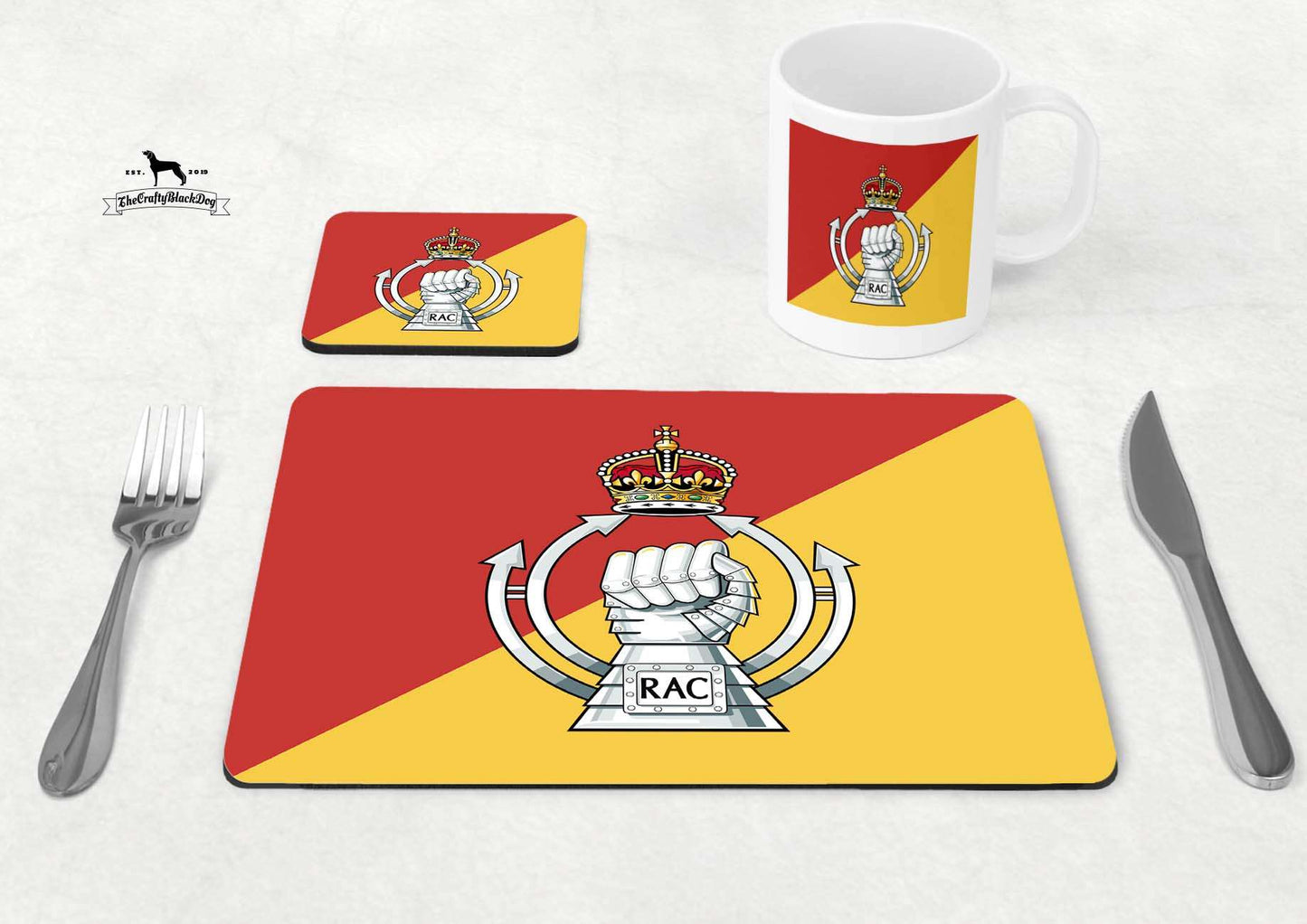 Royal Armoured Corps - Table Set (King's New Crown)