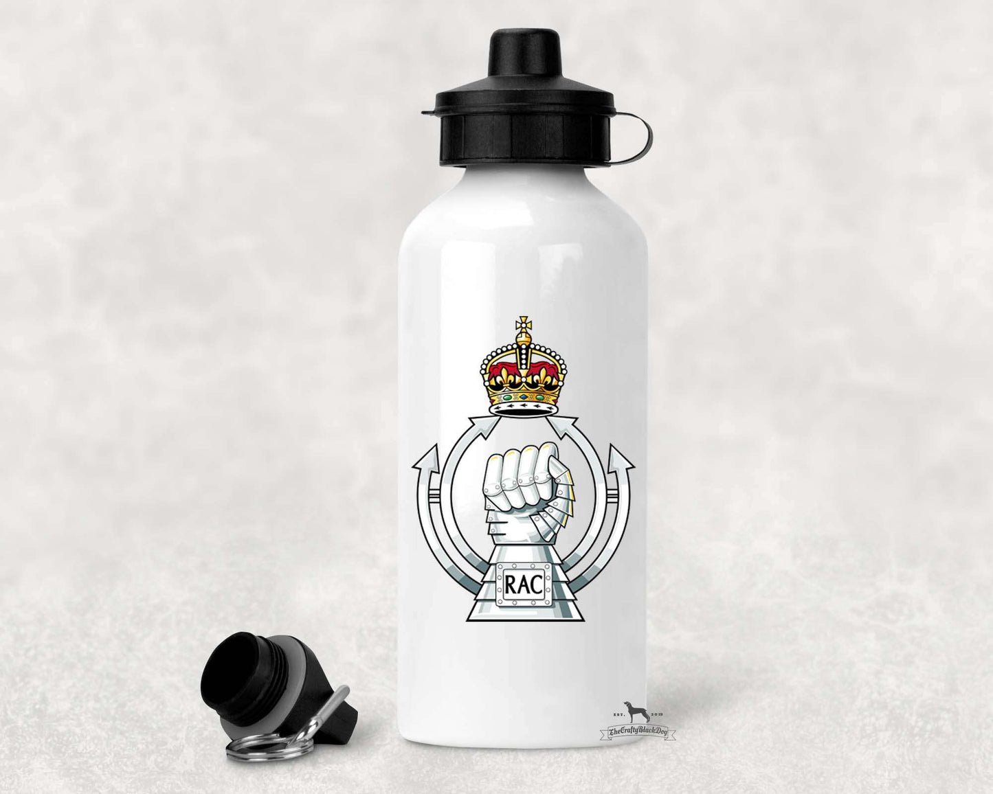 Royal Armoured Corps - ALUMINIUM WATER BOTTLE (New King's Crown)