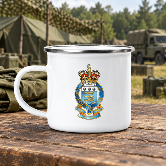 Royal Army Ordnance Corps - Enamel Camping Mug | The Crafty Black Dog