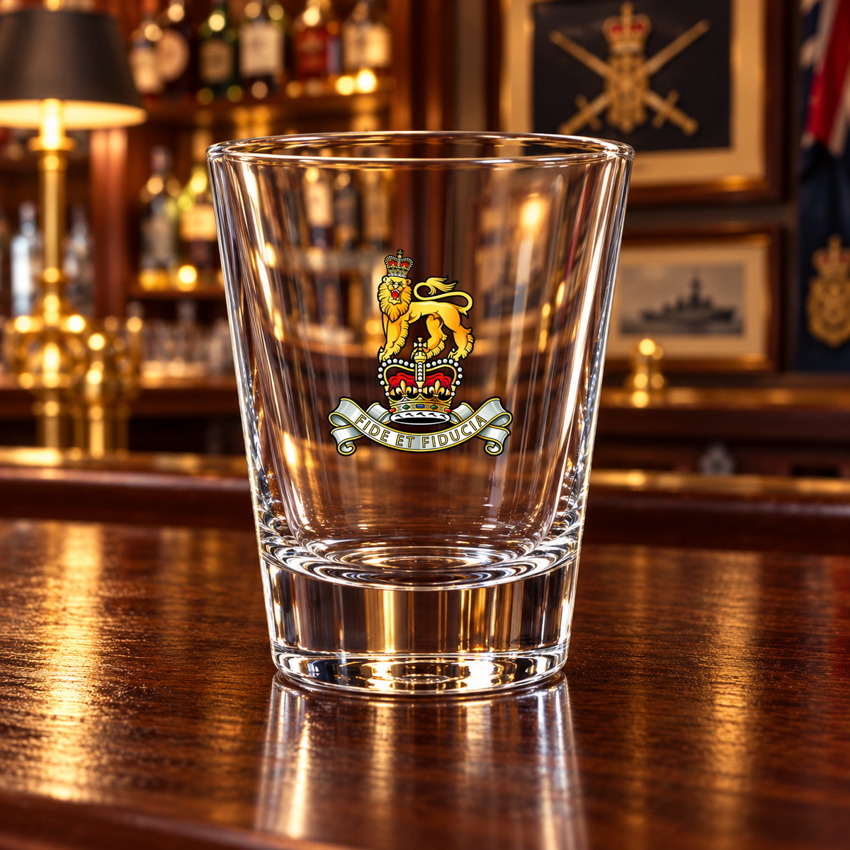Royal Army Pay Corps - Shot Glasses | The Crafty Black Dog — Frosted_Shot_Glass_Military_Bar_Smart_Object copy