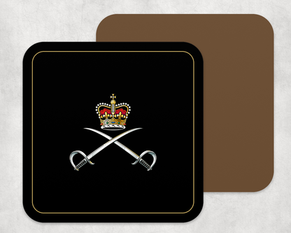 Royal Army Physical Training Corps - Placemat | The Crafty Black Dog — Black_Gold_Hardback_Coaster copy