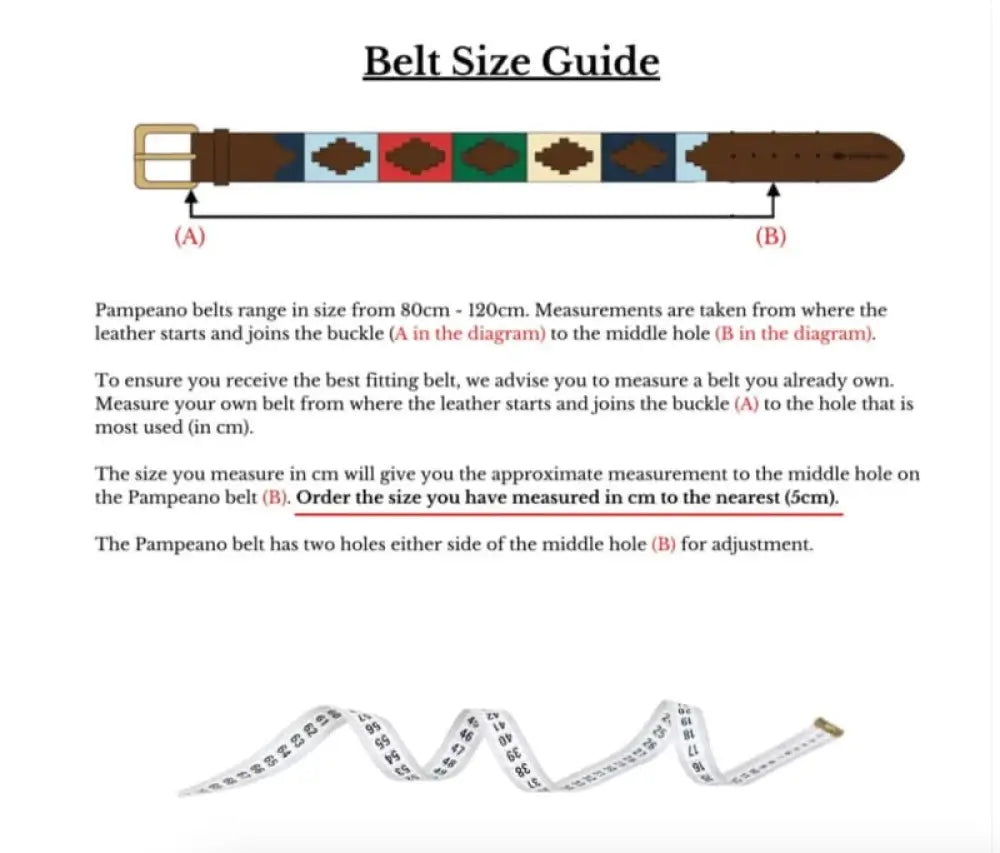 Royal Army Veterinary Corps Leather Polo Belt