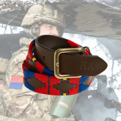 Royal Artillery Leather Polo Belt