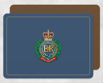 Royal Engineers - Placemat â€” Light_Navy_Gold_Hardback_Placemat-2 copy