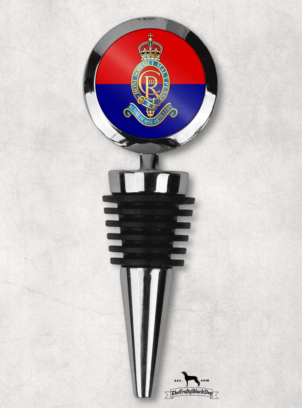 Royal Horse Artillery- Wine Bottle Stopper (New King's Crown)