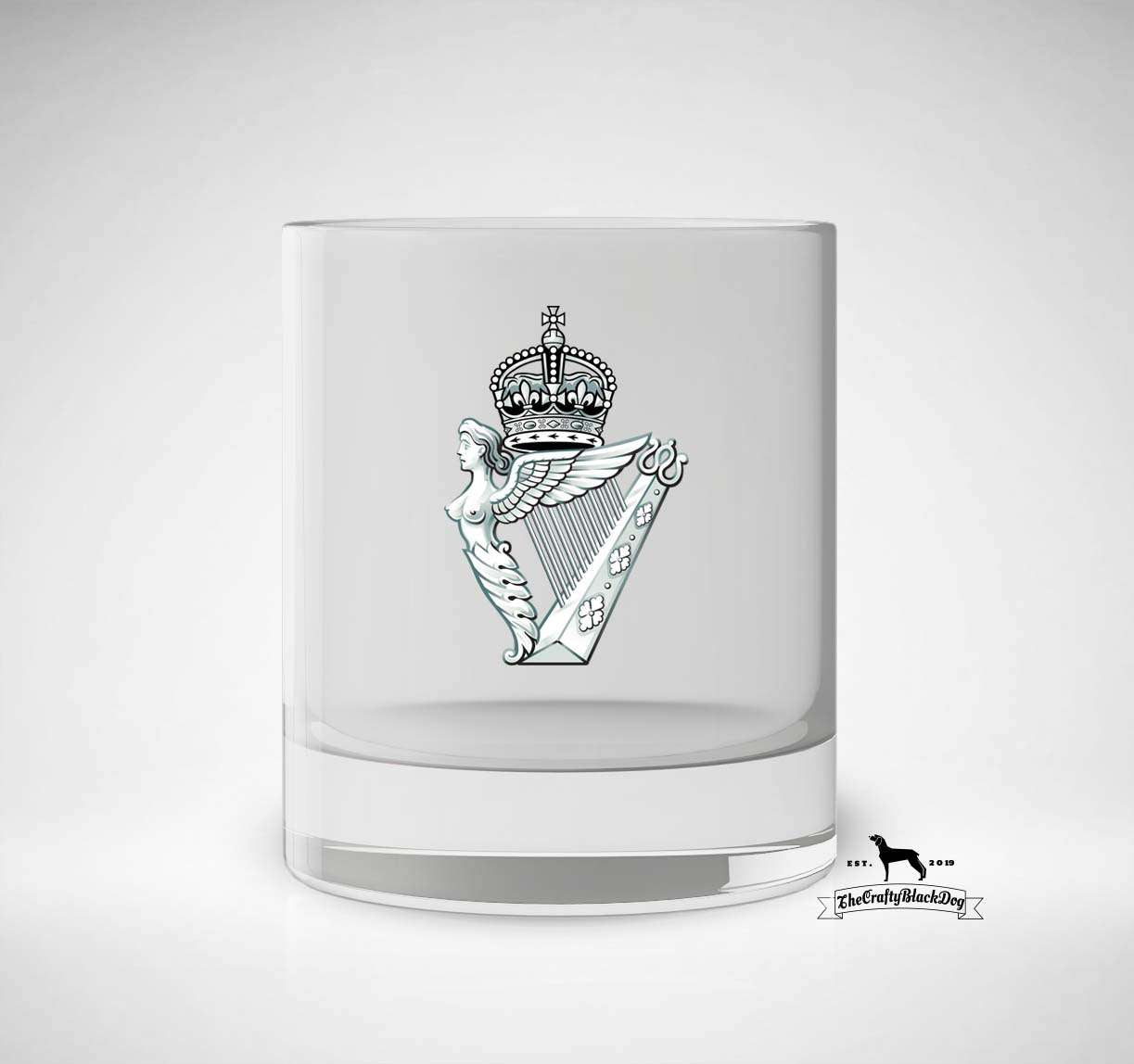Royal Irish Regiment - Whiskey/Spirit Glass KC