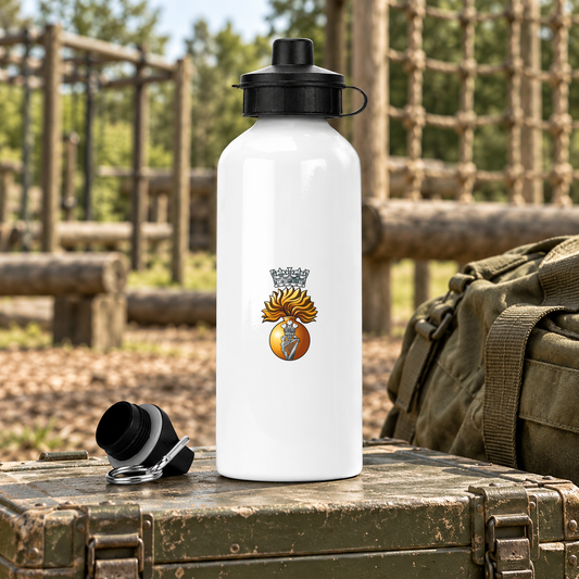Royal Irish Fusiliers - Water Bottle | The Crafty Black Dog â€” 20oz_Water_Bottle_Military_Fitness_Smart_Object copy